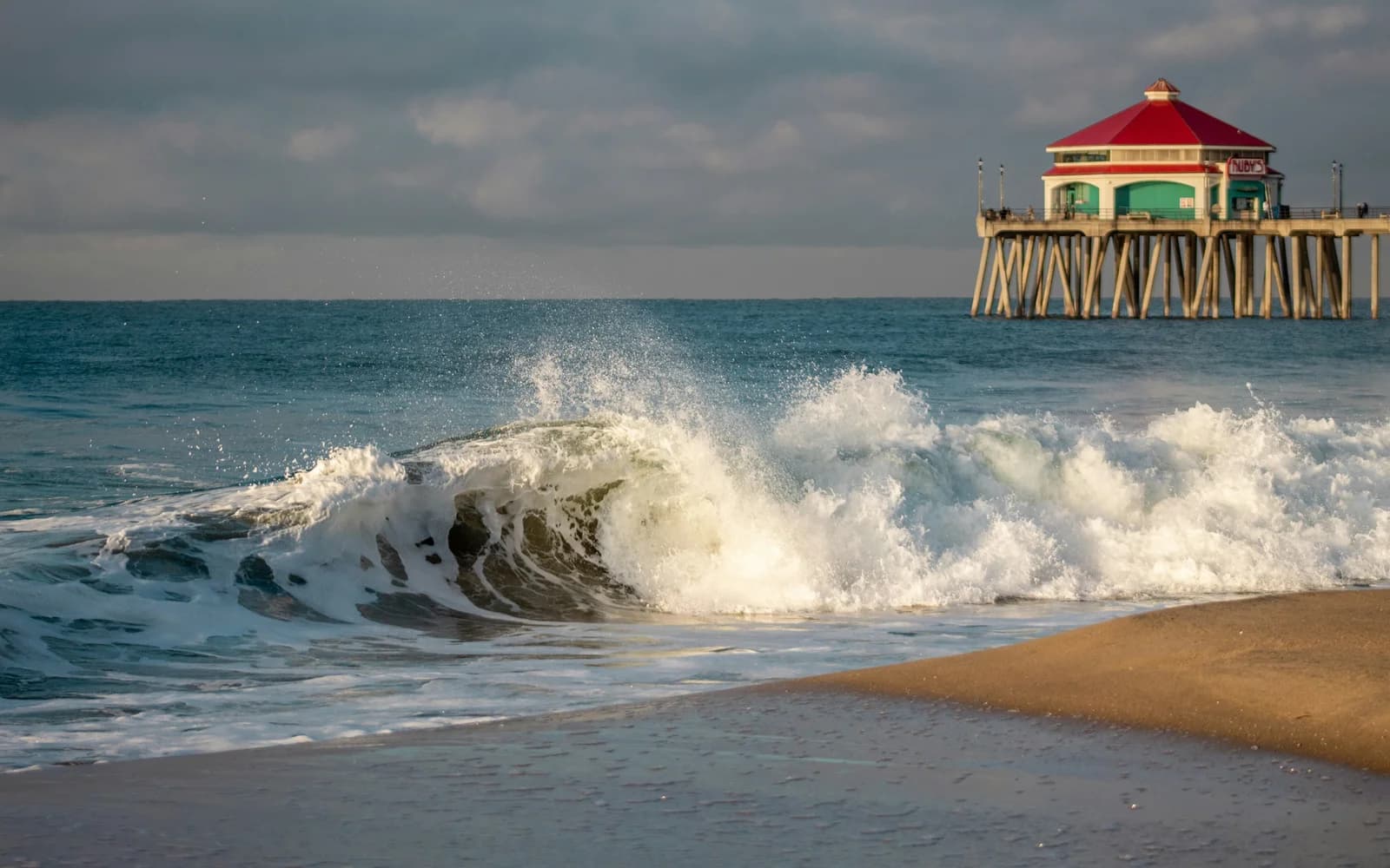 Surf à Huntington / Newport Beach, Etats-Unis