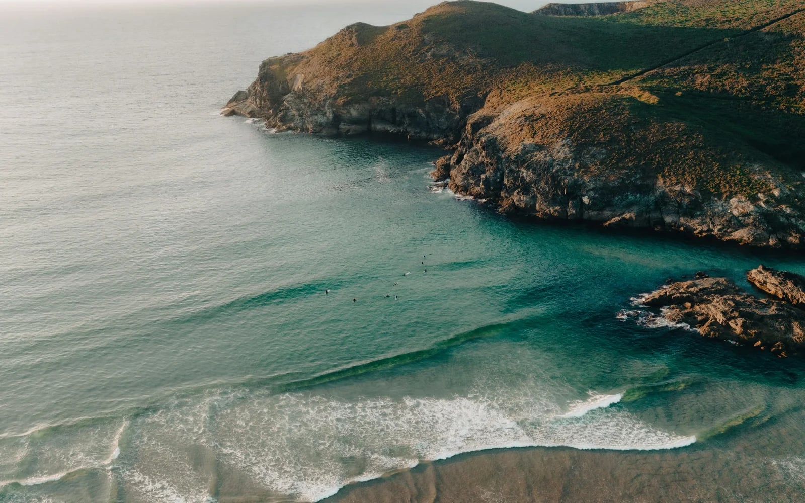 Surf à Pantin (Galice), Espagne
