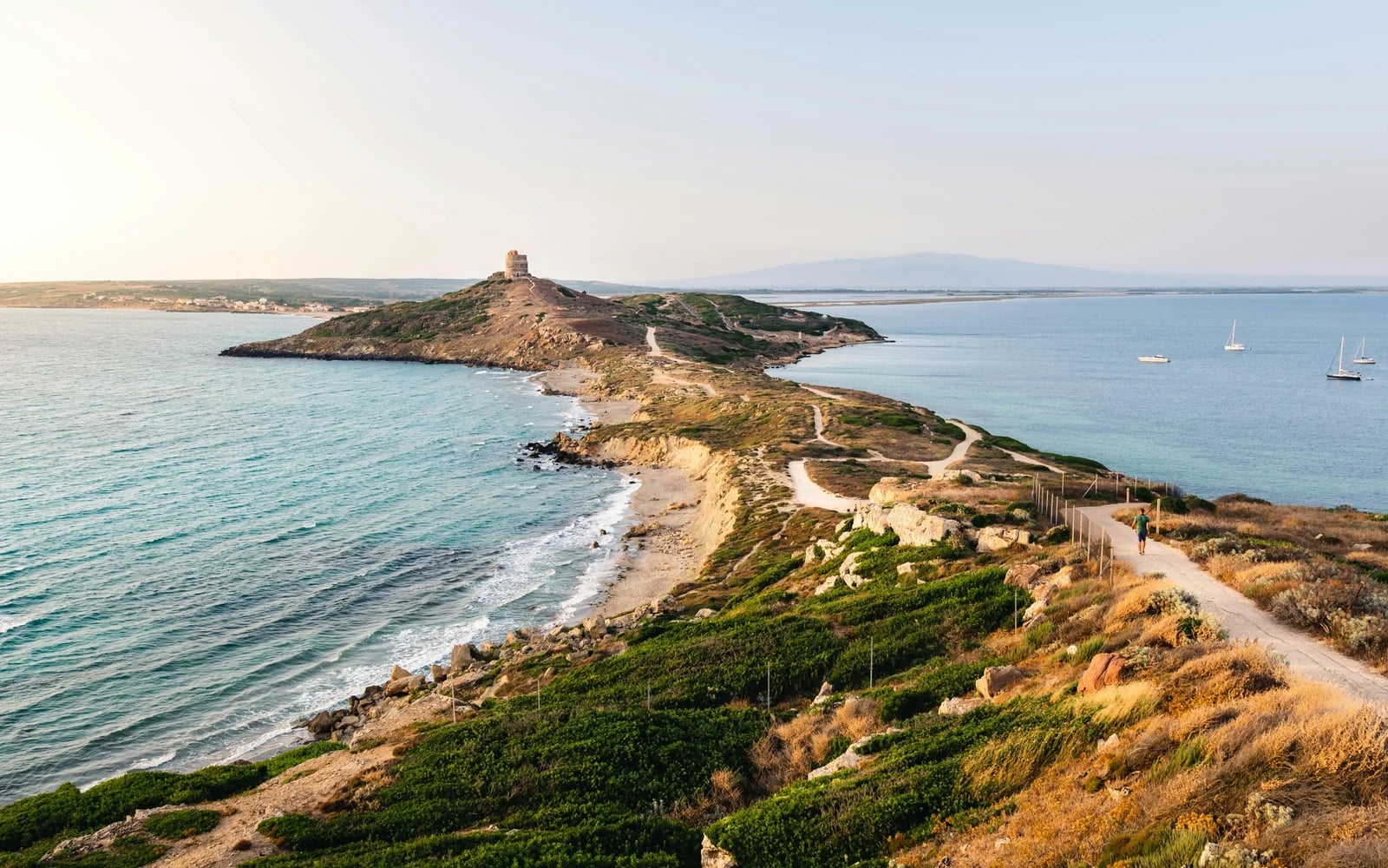 Surf à Putzu Idu / Capo Mannu (Sardaigne), Italie